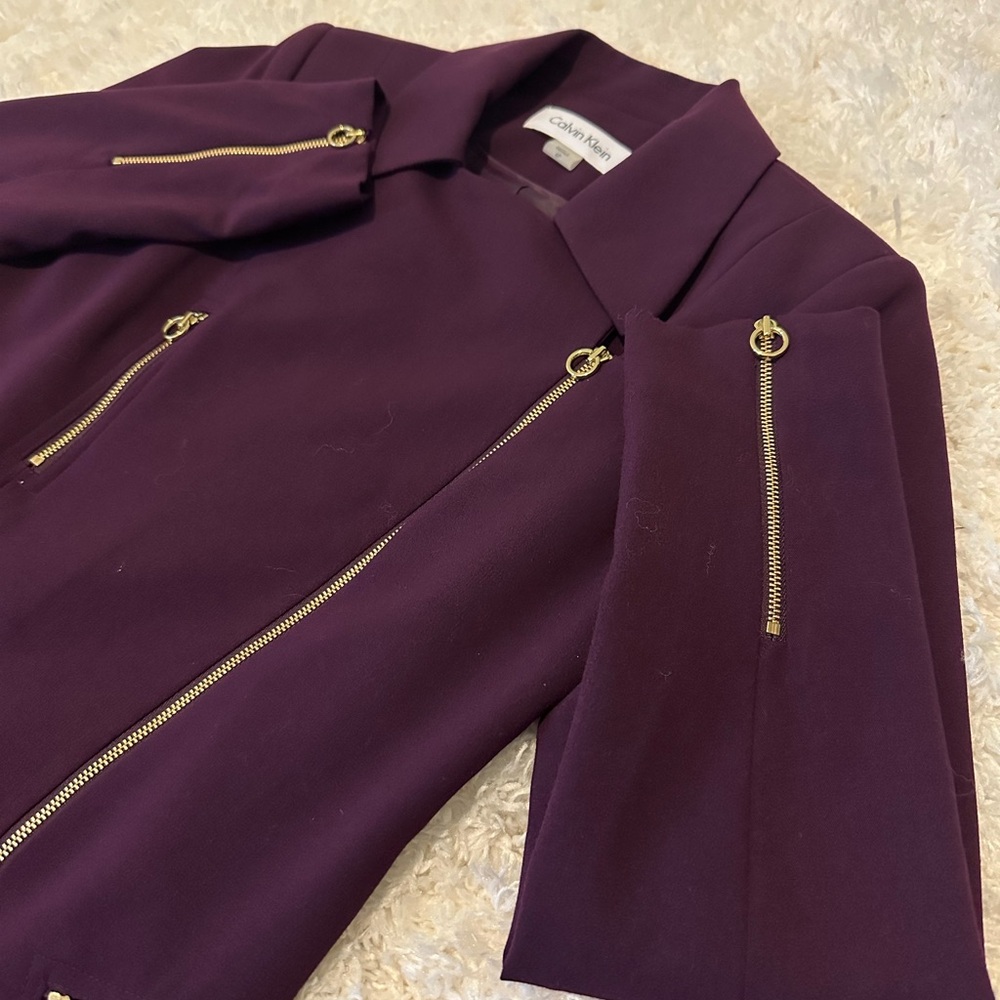 Calvin Klein Moto Blazer - 4P - Picture 8 of 9